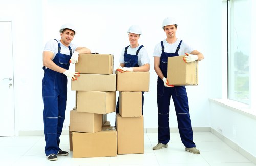 Local removals van serving a Shadwell property move