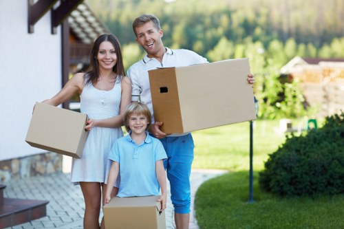 Local van service helping with residential removals in Shadwell