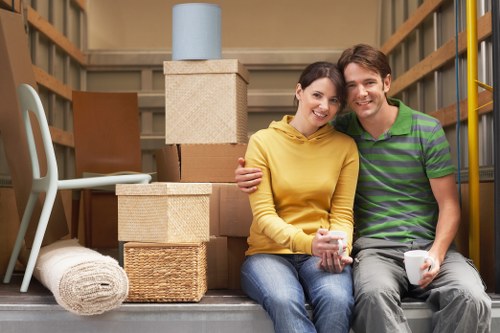 Shadwell removals team planning a flat move