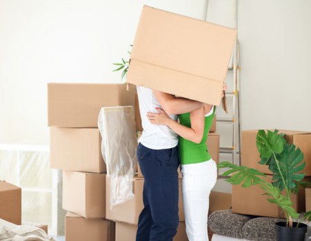 Furniture and box transport with a moving van in Shadwell