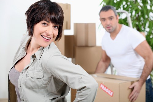 Protective wrapping and loading for business equipment